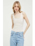 Abercrombie & Fitch body femei culoarea bej - Pled.ro