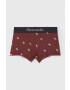 Abercrombie & Fitch boxeri copii 5-pack culoarea bordo - Pled.ro