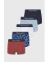 Abercrombie & Fitch boxeri copii 5-pack culoarea bordo - Pled.ro