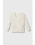 Abercrombie & Fitch cardigan copii culoarea bej - Pled.ro