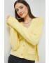 Abercrombie & Fitch cardigan din amestec de lana femei culoarea galben light - Pled.ro