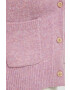 Abercrombie & Fitch cardigan din amestec de lana femei culoarea violet - Pled.ro