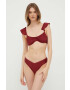 Abercrombie & Fitch chiloti de baie culoarea bordo - Pled.ro