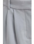 Abercrombie & Fitch pantaloni femei culoarea gri drept high waist - Pled.ro