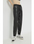 Abercrombie & Fitch pantaloni femei culoarea negru high waist - Pled.ro