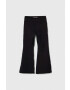 Abercrombie & Fitch pantaloni copii culoarea negru neted - Pled.ro