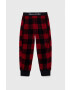 Abercrombie & Fitch pantaloni de pijama copii culoarea rosu modelator - Pled.ro