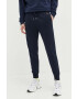 Abercrombie & Fitch pantaloni de trening culoarea albastru marin neted - Pled.ro