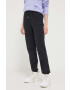 Abercrombie & Fitch pantaloni de trening culoarea negru neted - Pled.ro