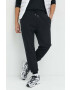 Abercrombie & Fitch pantaloni de trening barbati culoarea negru neted - Pled.ro