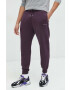 Abercrombie & Fitch pantaloni de trening barbati culoarea violet neted - Pled.ro