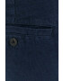 Abercrombie & Fitch pantaloni din in culoarea albastru marin mulata - Pled.ro