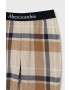 Abercrombie & Fitch pijama copii culoarea albastru marin neted - Pled.ro