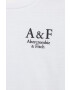 Abercrombie & Fitch pijama copii culoarea alb neted - Pled.ro