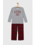 Abercrombie & Fitch pijama copii culoarea rosu modelator - Pled.ro