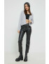 Abercrombie & Fitch pulover din amestec de lana femei culoarea gri light - Pled.ro