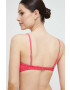 Abercrombie & Fitch sutien de baie culoarea albastru marin cupa moale - Pled.ro