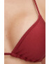 Abercrombie & Fitch sutien de baie culoarea bordo cupa usor rigidizata - Pled.ro