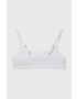 Abercrombie & Fitch sutien fete culoarea alb - Pled.ro