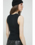 Abercrombie & Fitch top femei culoarea negru - Pled.ro