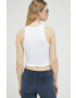 Abercrombie & Fitch top femei culoarea alb - Pled.ro