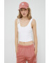 Abercrombie & Fitch top femei culoarea alb - Pled.ro