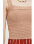 Abercrombie & Fitch top femei culoarea maro - Pled.ro