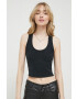 Abercrombie & Fitch top femei culoarea negru - Pled.ro