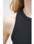 Abercrombie & Fitch top femei culoarea negru - Pled.ro