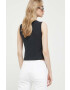 Abercrombie & Fitch top femei culoarea negru - Pled.ro