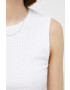 Abercrombie & Fitch top femei culoarea alb - Pled.ro