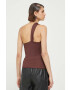 Abercrombie & Fitch top femei culoarea maro - Pled.ro