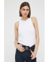 Abercrombie & Fitch top femei culoarea alb - Pled.ro