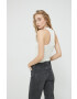 Abercrombie & Fitch top femei culoarea alb - Pled.ro