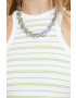 Abercrombie & Fitch top femei culoarea alb - Pled.ro