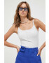 Abercrombie & Fitch top femei culoarea gri - Pled.ro