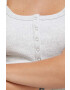 Abercrombie & Fitch top femei culoarea gri - Pled.ro