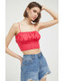 Abercrombie & Fitch top x The Trevor Project femei culoarea roz - Pled.ro