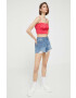 Abercrombie & Fitch top x The Trevor Project femei culoarea roz - Pled.ro