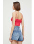 Abercrombie & Fitch top x The Trevor Project femei culoarea roz - Pled.ro