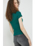 Abercrombie & Fitch tricou femei culoarea verde - Pled.ro