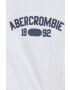 Abercrombie & Fitch tricou copii culoarea alb - Pled.ro