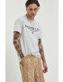 Abercrombie & Fitch tricou din bumbac culoarea gri - Pled.ro