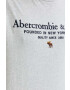 Abercrombie & Fitch tricou din bumbac culoarea gri - Pled.ro