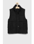 Abercrombie & Fitch vesta copii culoarea negru - Pled.ro