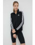 adidas bluza femei culoarea negru cu imprimeu - Pled.ro