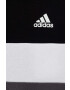 adidas bluza copii culoarea negru cu glugă modelator - Pled.ro