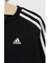 adidas bluza copii LK 3S FL culoarea negru cu imprimeu - Pled.ro