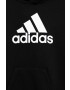 adidas bluza copii U BL culoarea negru cu glugă modelator - Pled.ro