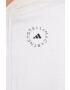 adidas by Stella McCartney Bluză GL7336 femei culoarea alb material neted - Pled.ro